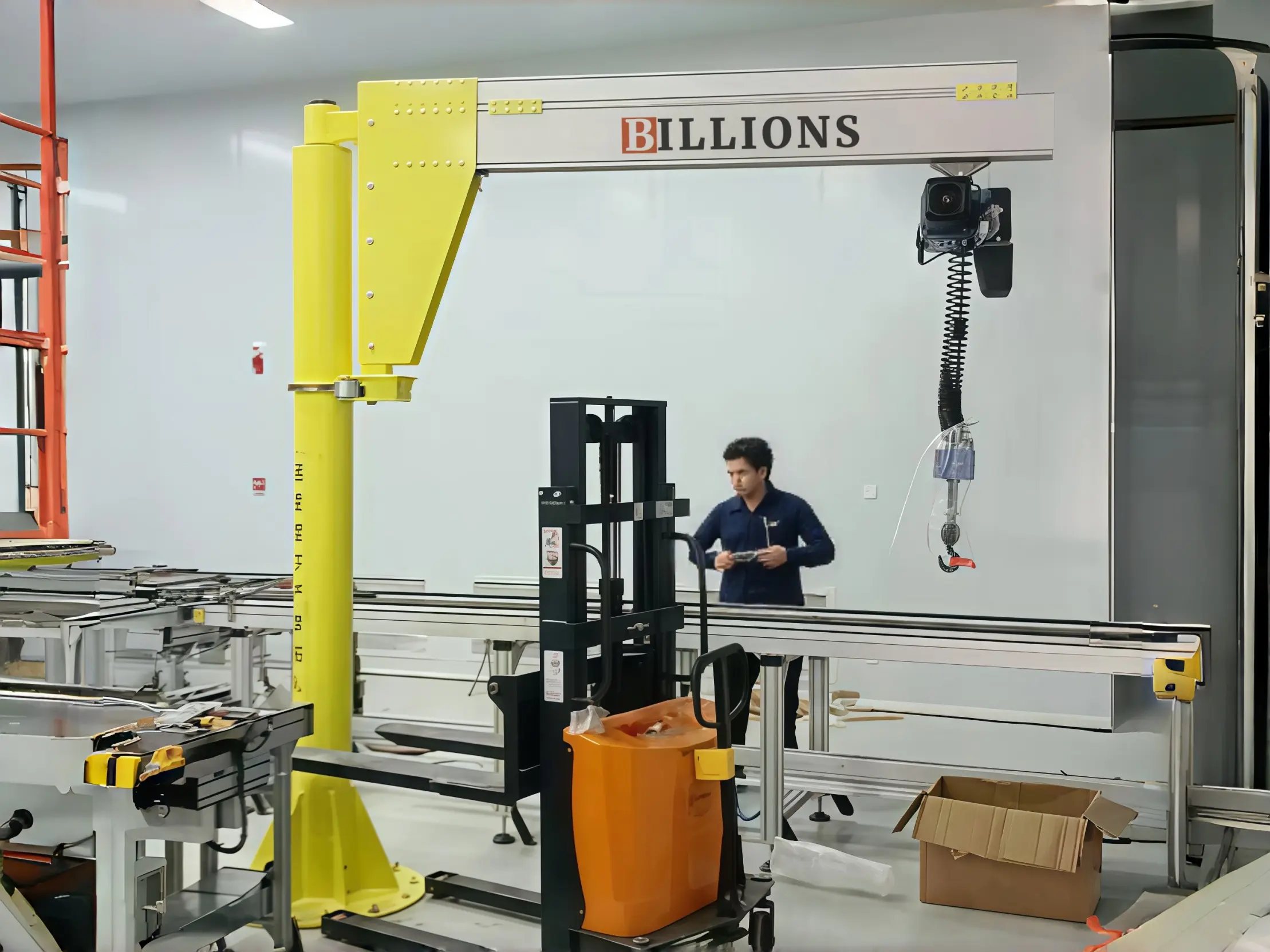 Low Headroom Column Jib Cranes customized lifting system